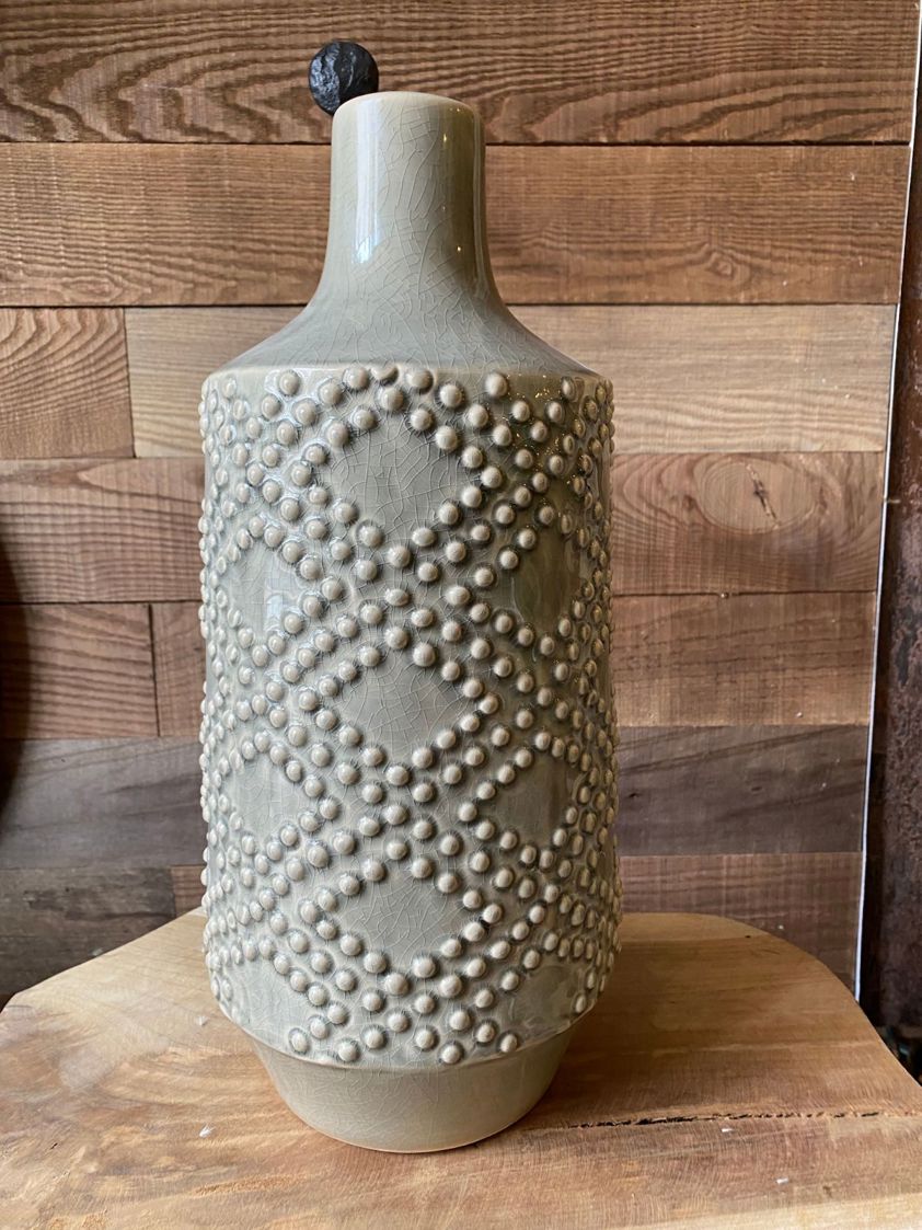 Large Soft Grey Dots Ceramic