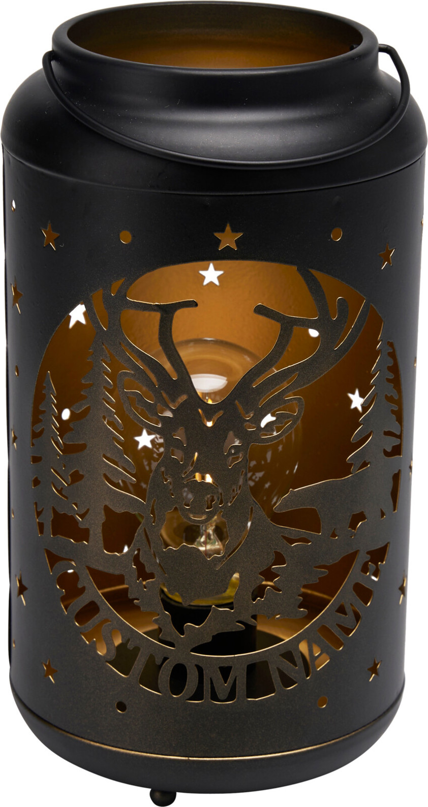 Black Lantern With LED's Black Lantern With LED's