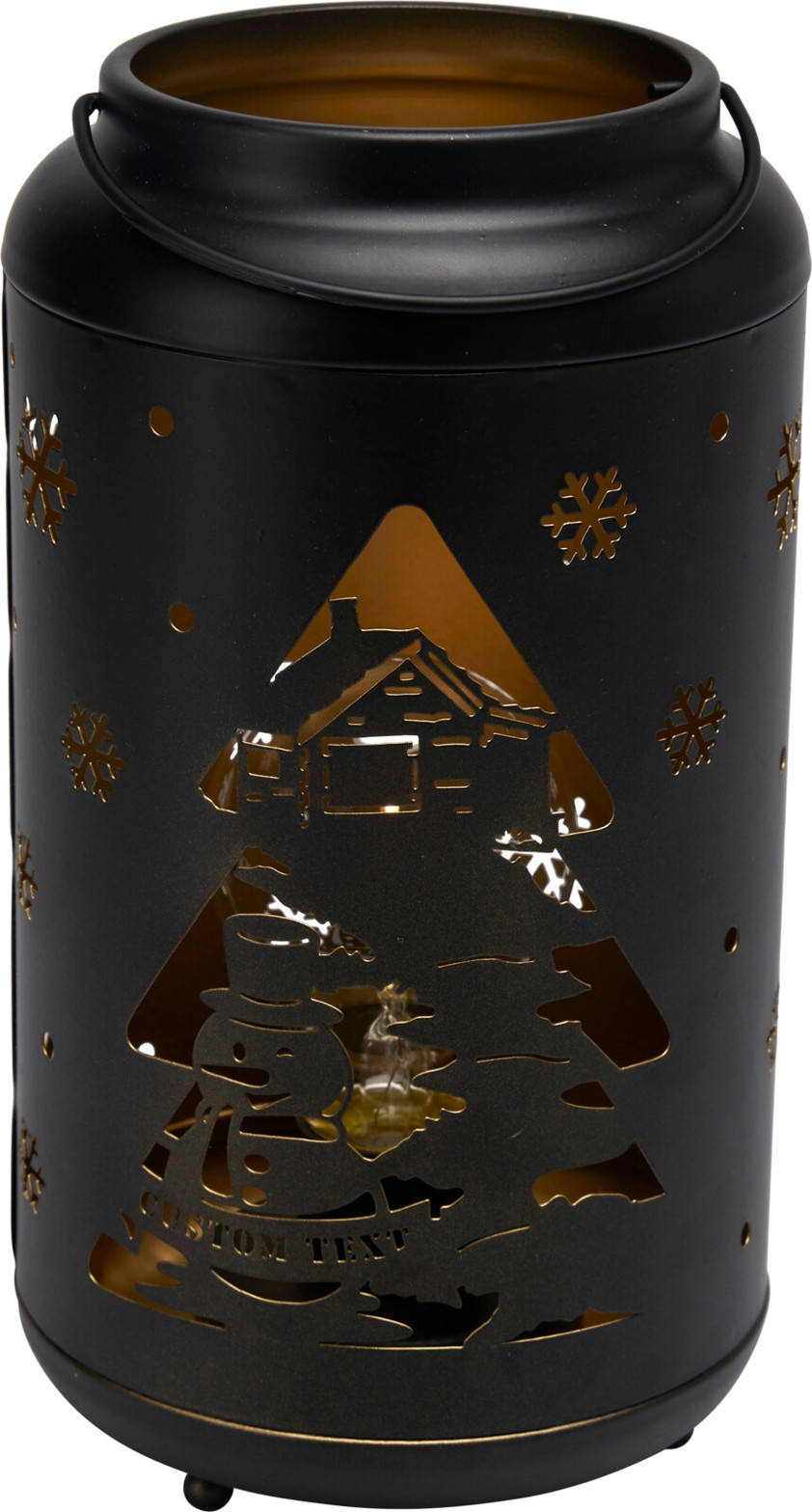 Black Lantern With LED's Black Lantern With LED's