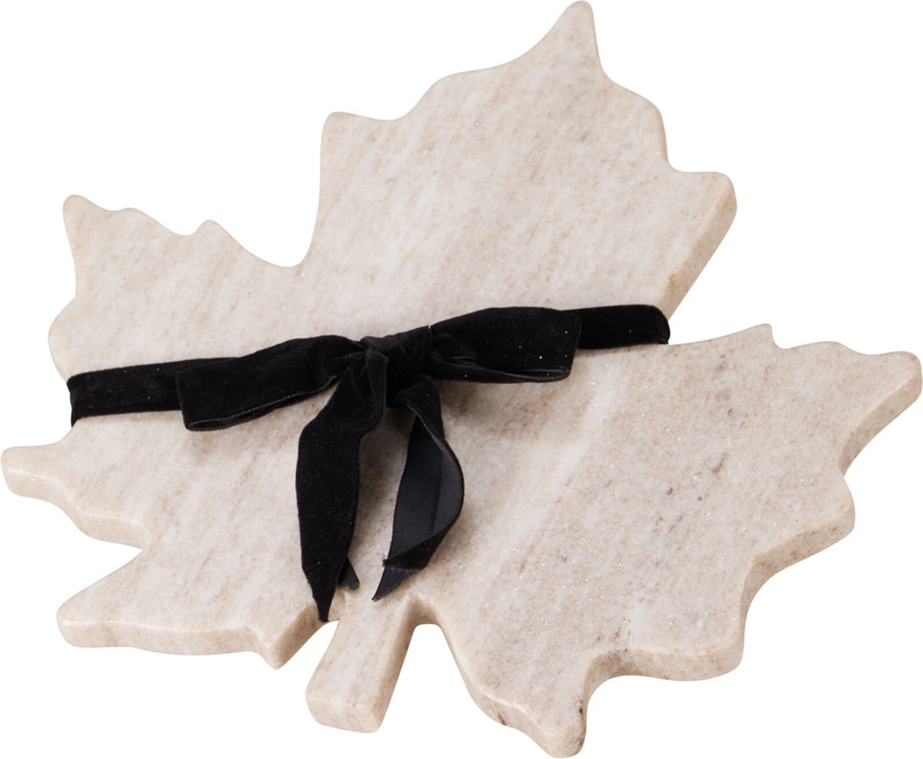 Marble Leaf Plate