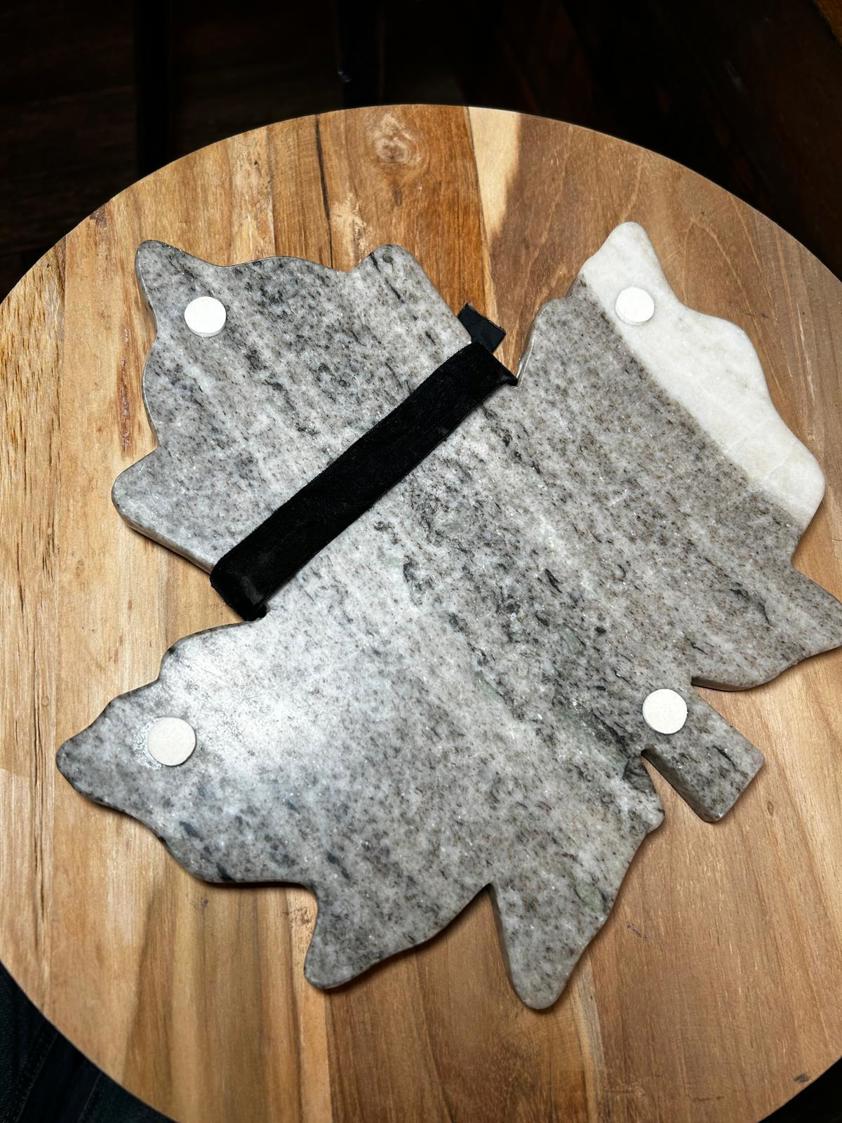Marble Leaf Plate