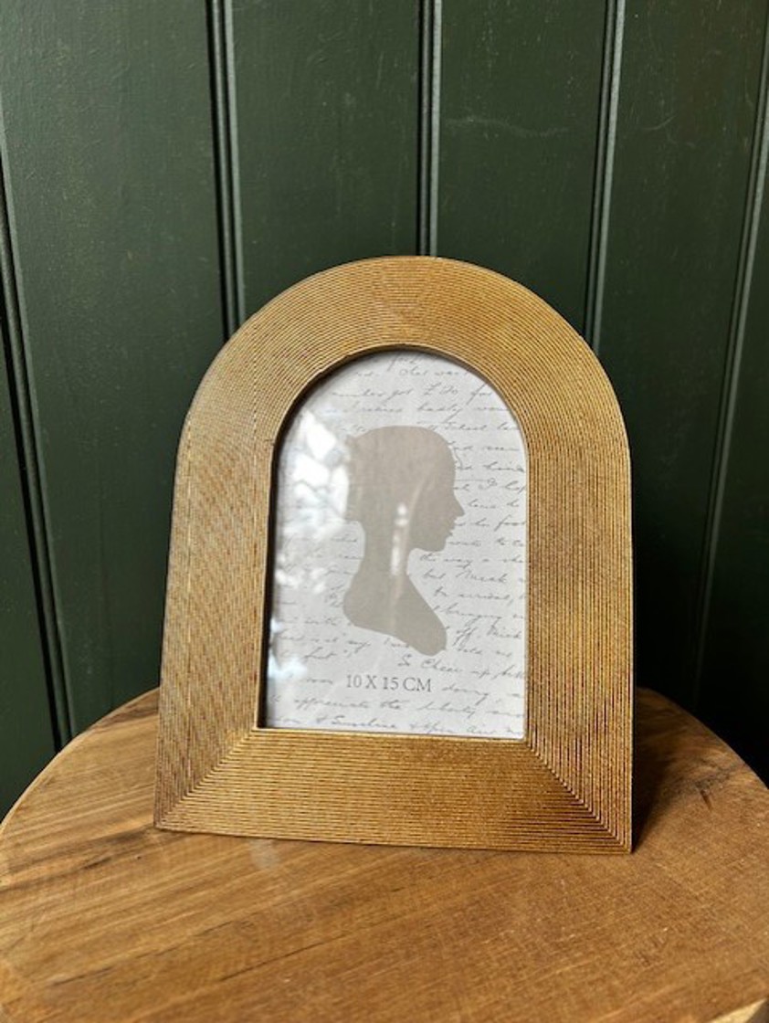 Gold Arch Photo Frame