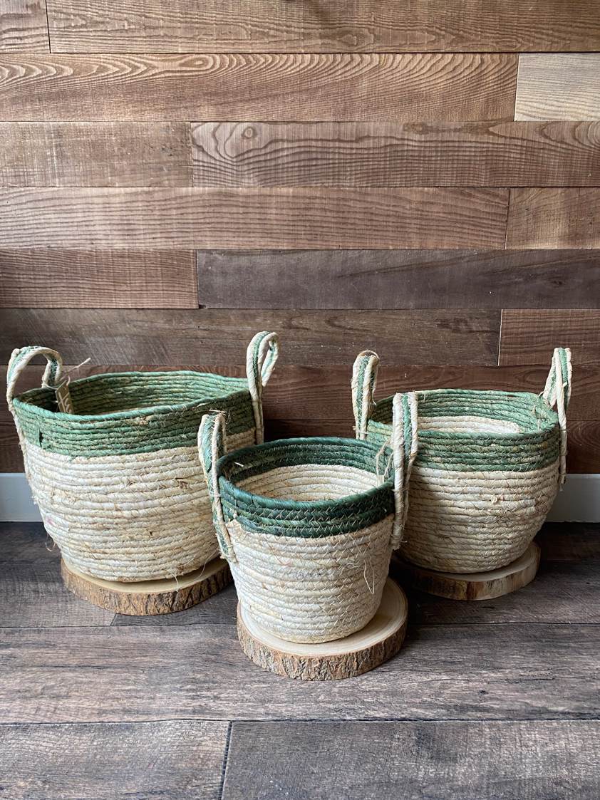 Natural & Green Baskets