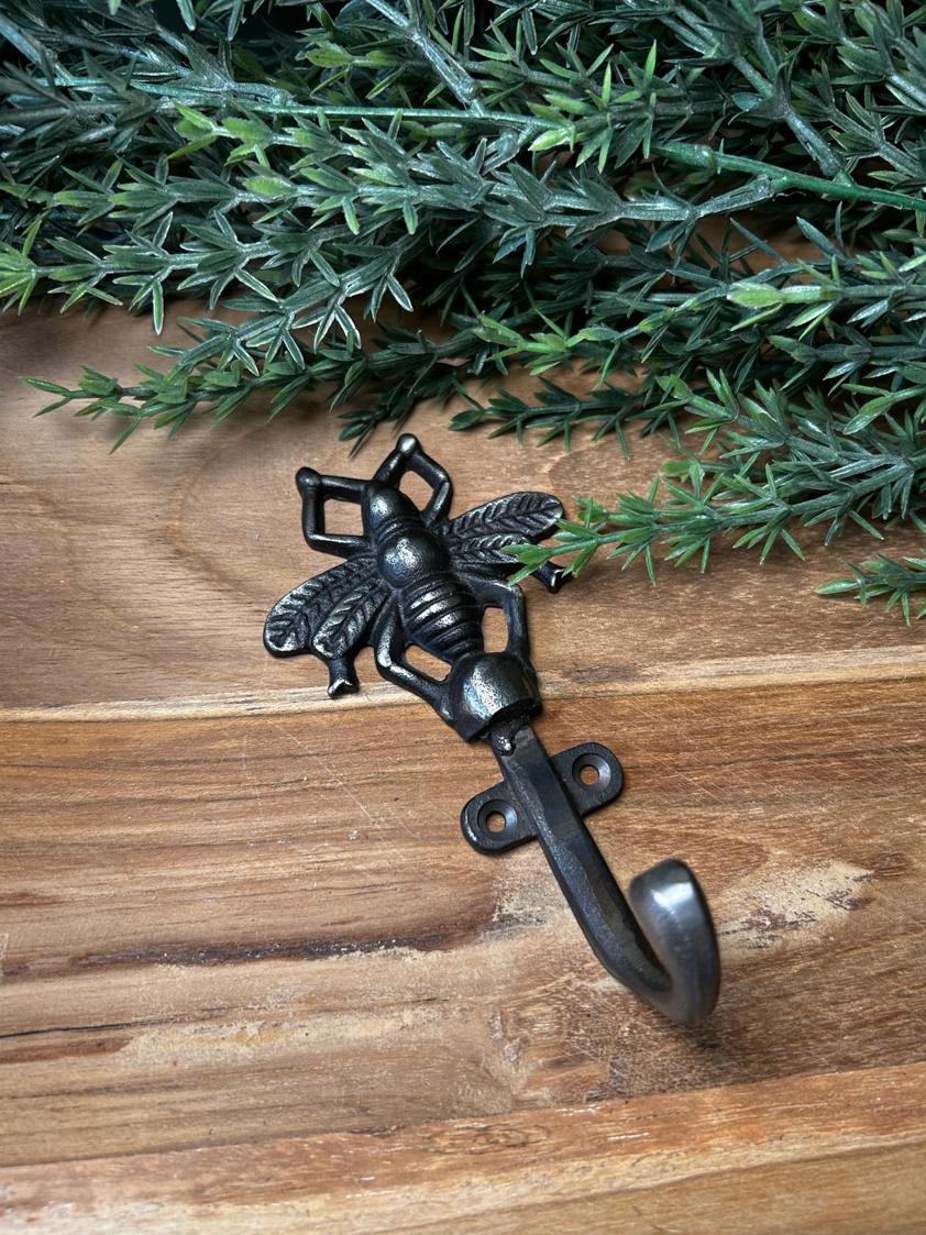 Cast Iron Bee Coat Hook