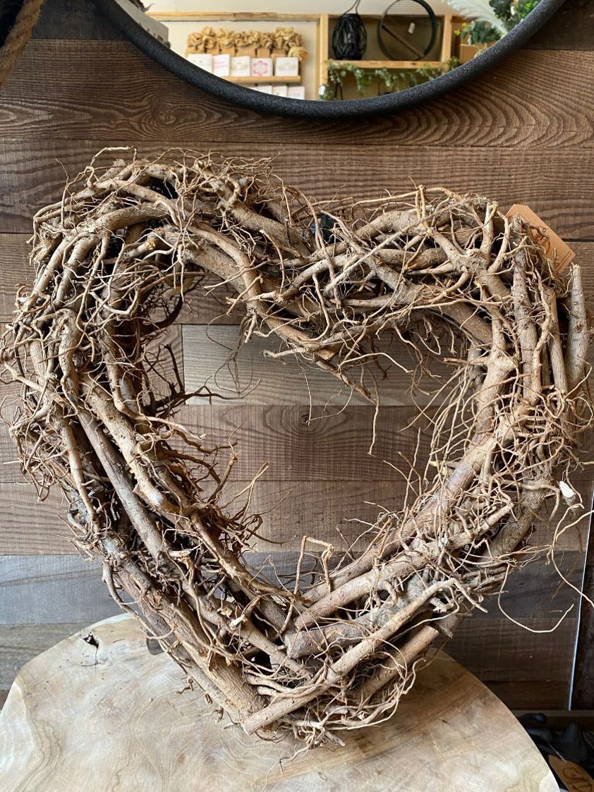 Natural Cotton Root Heart