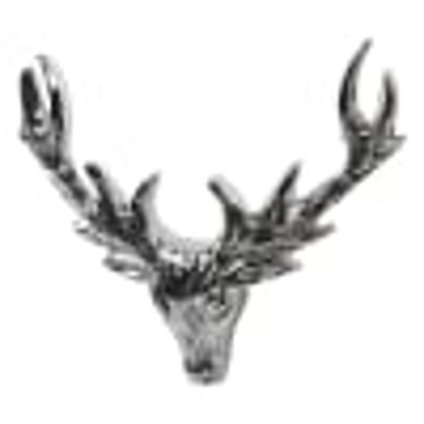 Silver Nickel Stag Candle Pin  GNH087