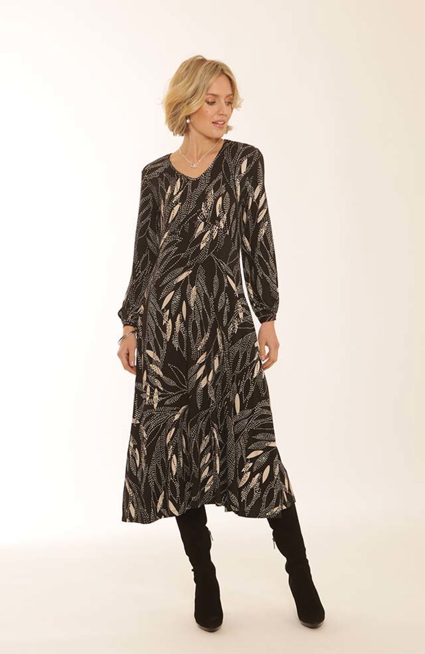 chinese dress ladies Pomodoro Wedgewood Swirl Pattern Maxi Dress main image 1