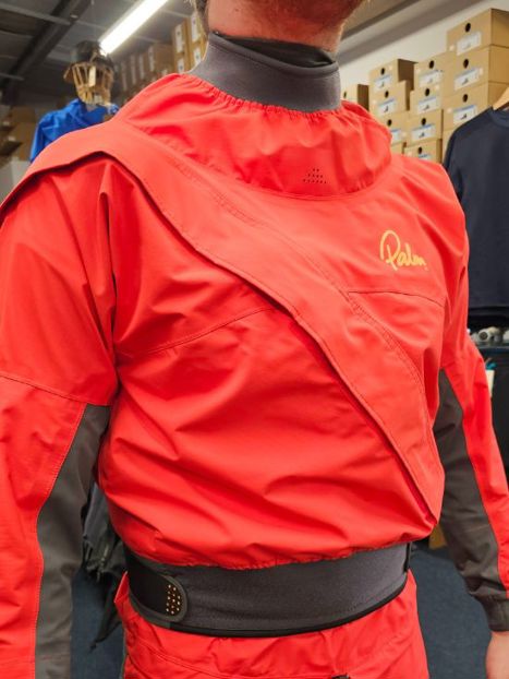 Chest zip on a palm cascade jacket