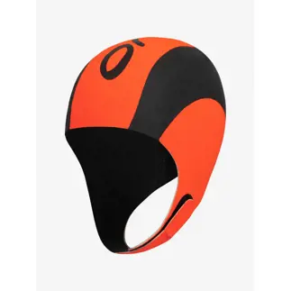 Orange Mirror Orca High Visibility Neoprene Swim Cap