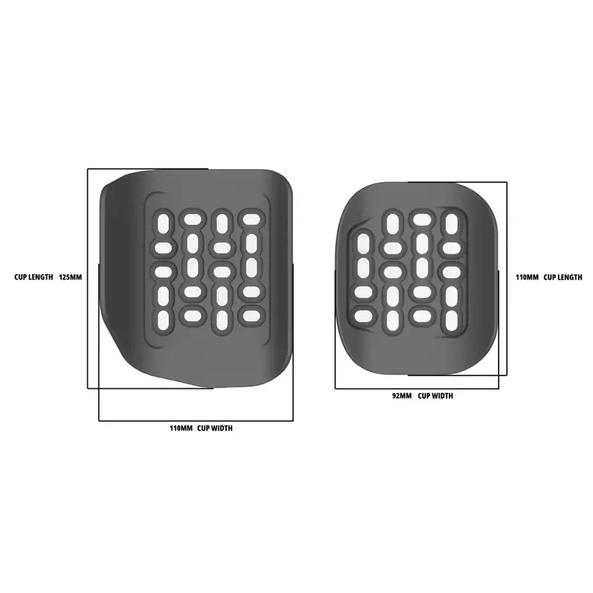 51 Speedshop - High Sided Arm Cups - Triathlon - Speedhub