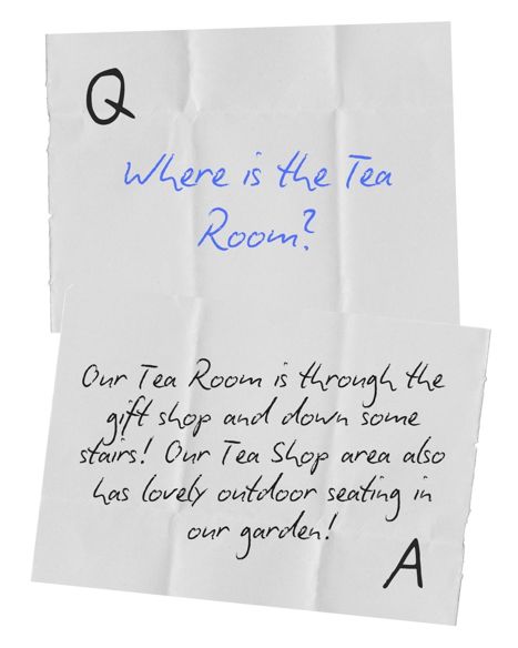 Where is the Tea Shop?