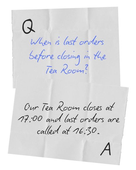 What time is last orders?