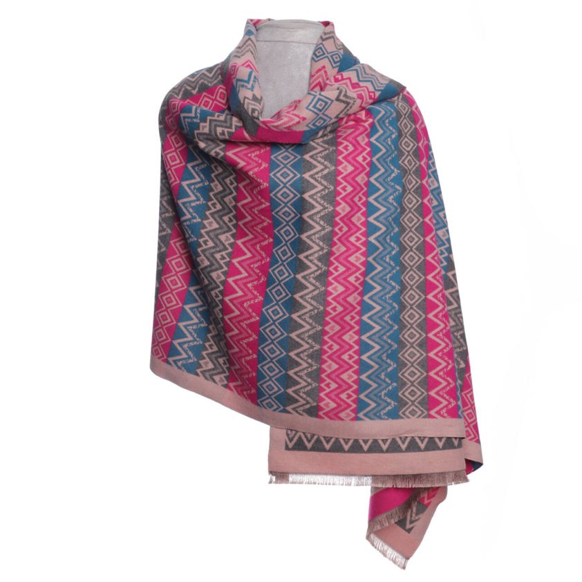 Reversible Azted Pink Wrap