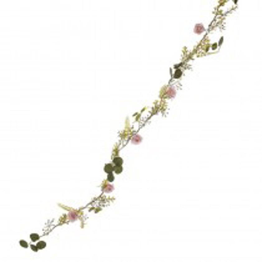 Pink Rose Garland