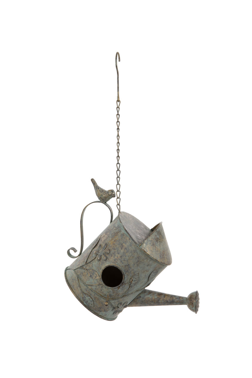 Watering Can Birdhouse Green