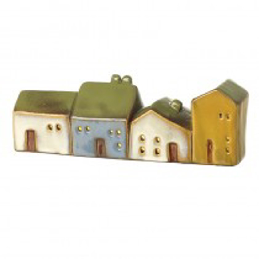 Light up Ceramic Houses