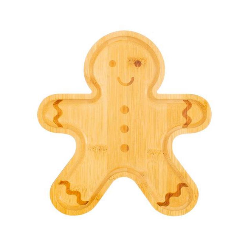 Gingerbread Bamboo Plate