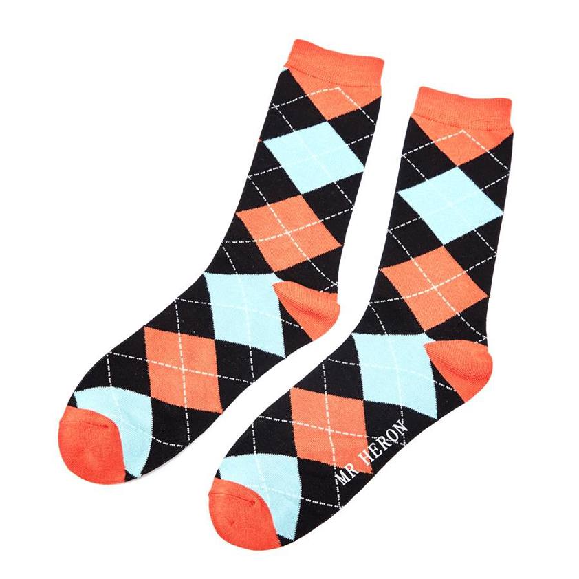 Men's Argyle Bamboo Socks