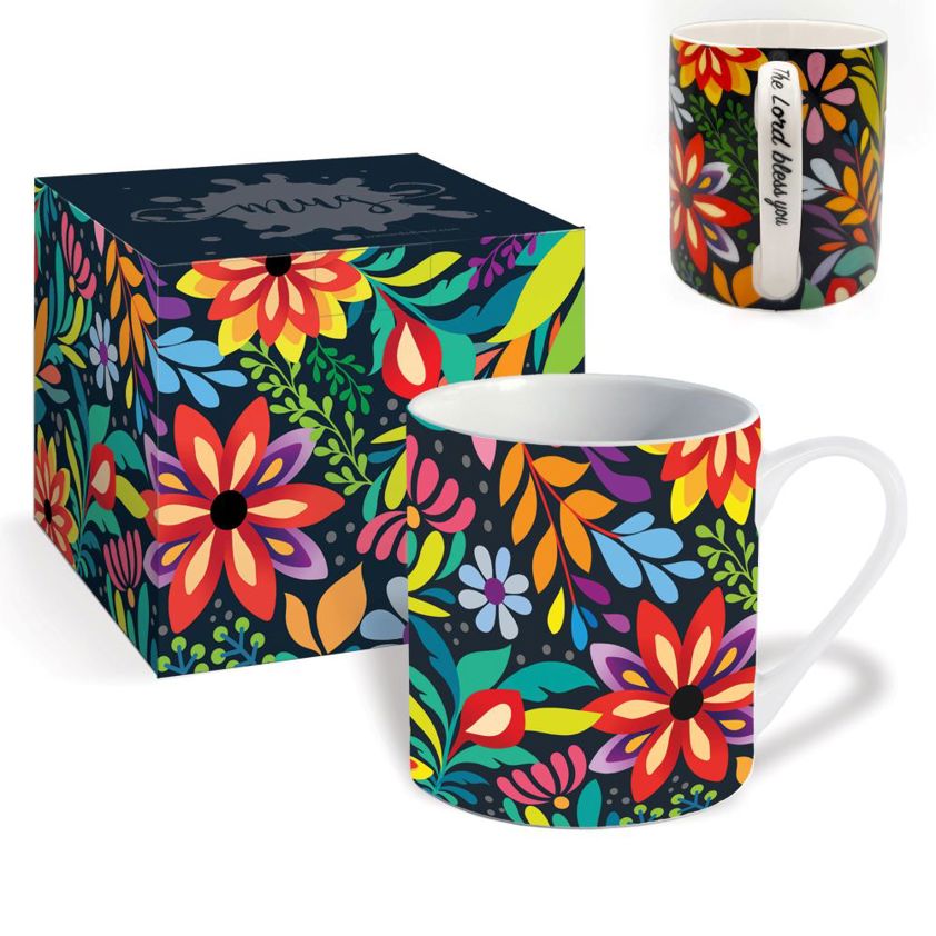 Bless you flowers Mug & Gift box