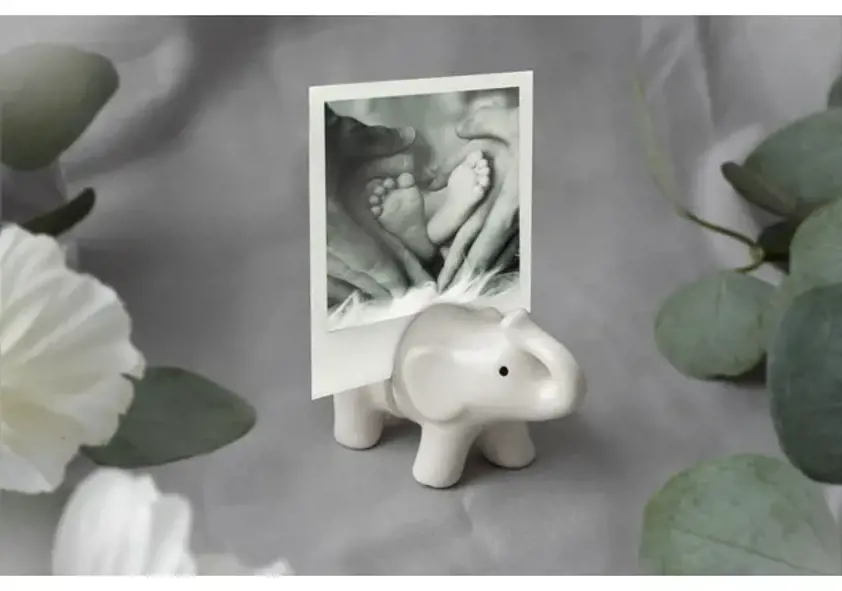 Send With Love Ceramic Elephant Photo Holder