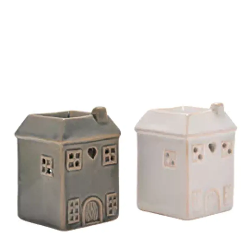 Hestia Ceramic House Shaped Wax Melt Burner CDU - Small