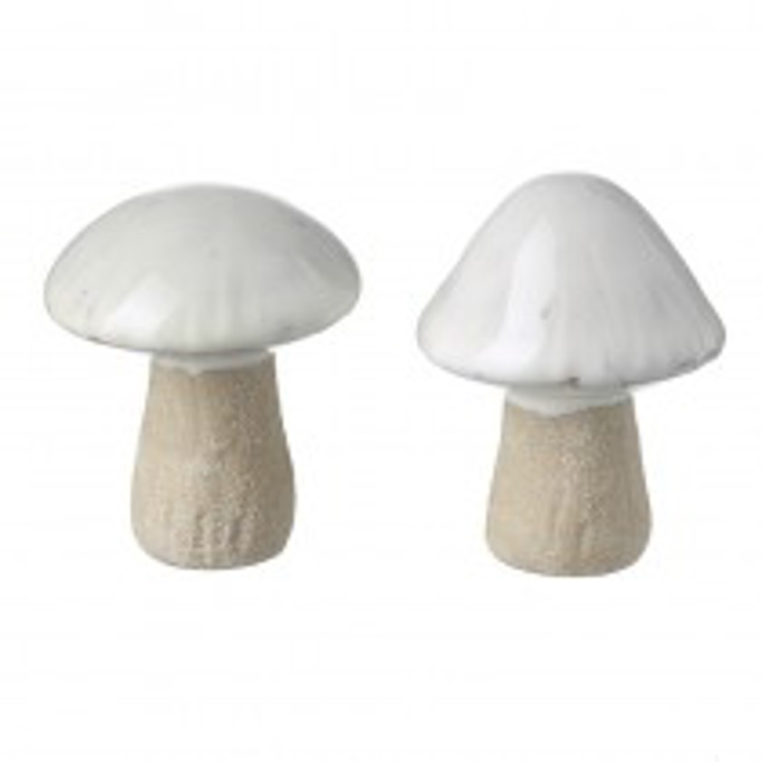 Cream Porecelain Mushroom