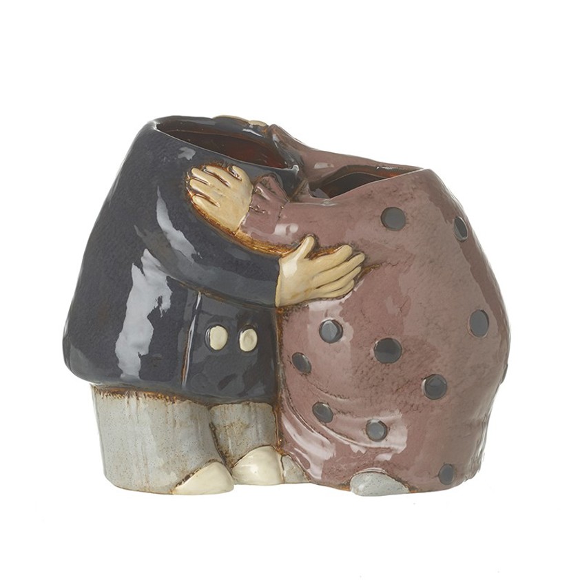 Hugging Couple Pot