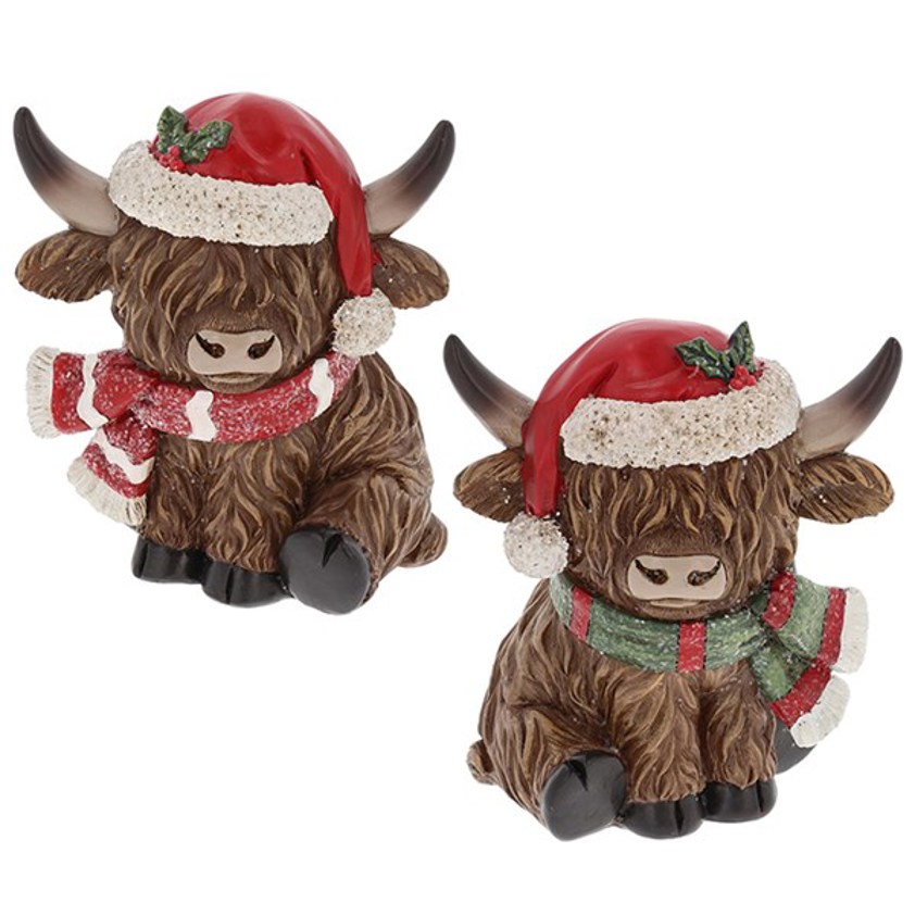 Merry Christmas Coos With Scarves Small