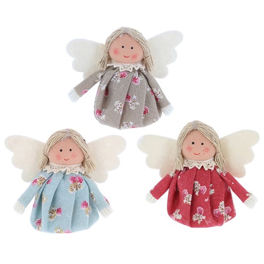 Pretty Chintz Fairies Sitting