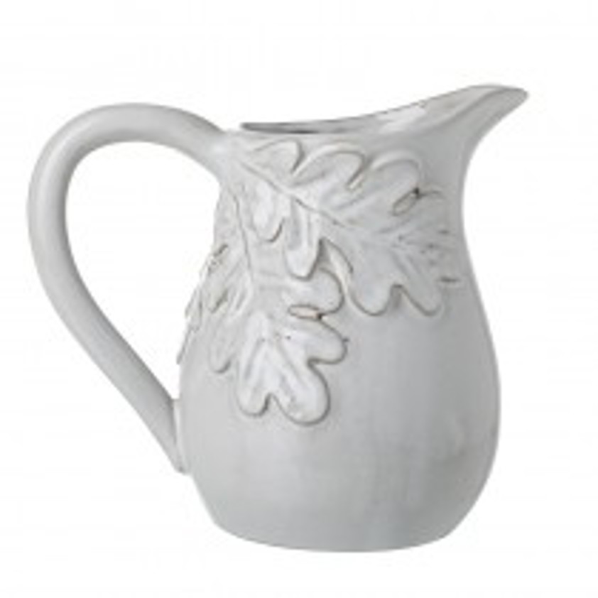 Oak Leaf Design Porcelain Jug