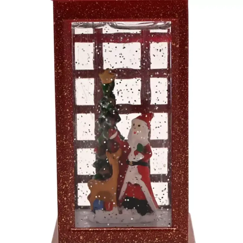 Father Christmas LED Mini Lanterns Includes Telephone Booths