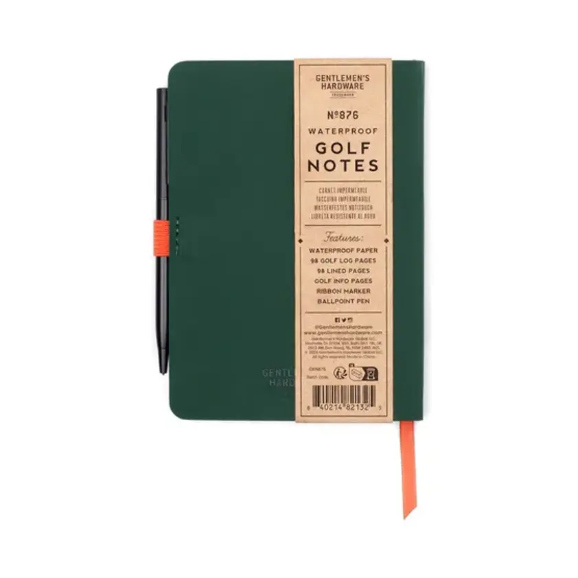 Waterproof Golf Notebook
