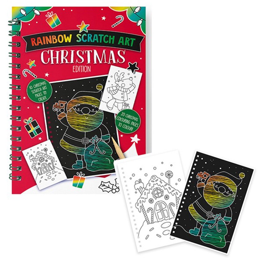 Christmas Scratch Art Book