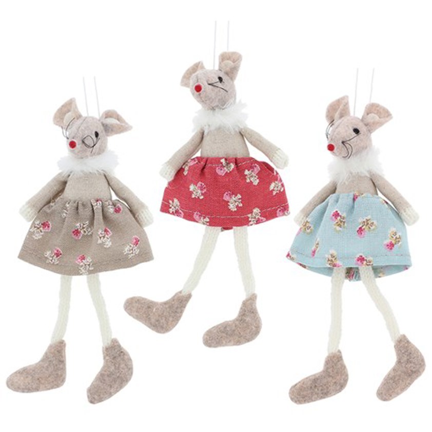Pretty Chintz Mice Hanging
