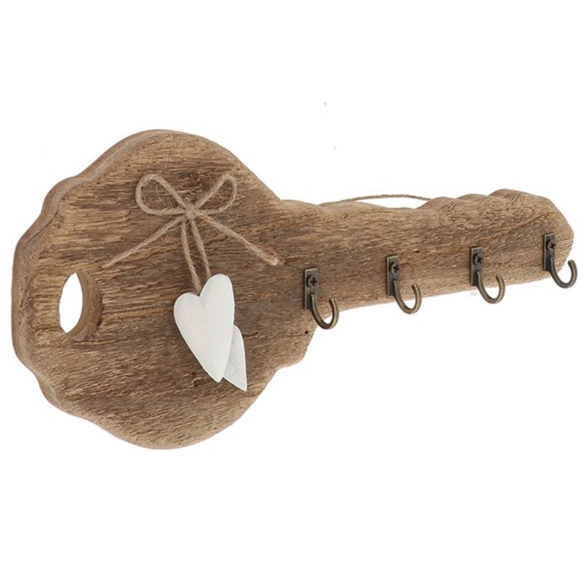 Heart Wood Key Hanger