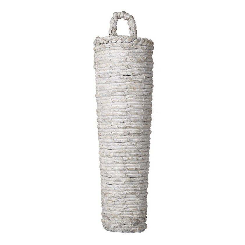 Grey Rope Finish Flower Vase