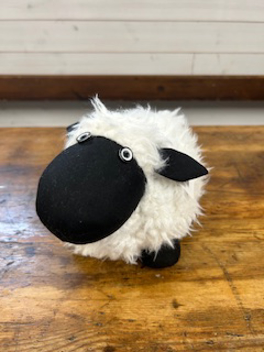 Sian the sheep doorstop