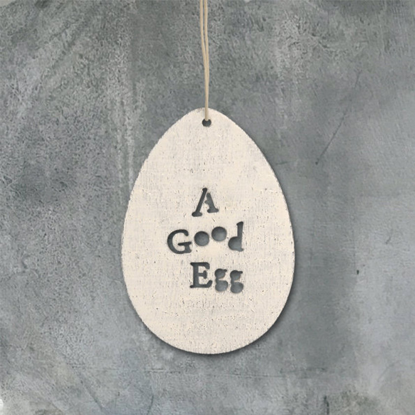 A good egg hanging
