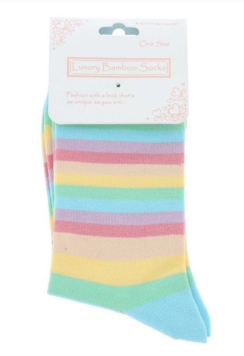 Bamboo Socks Rainbow Pastel
