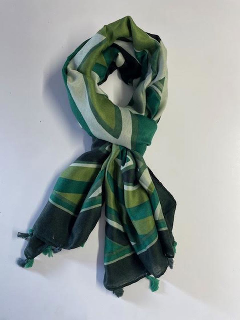 Abstract 241 Olive Scarf