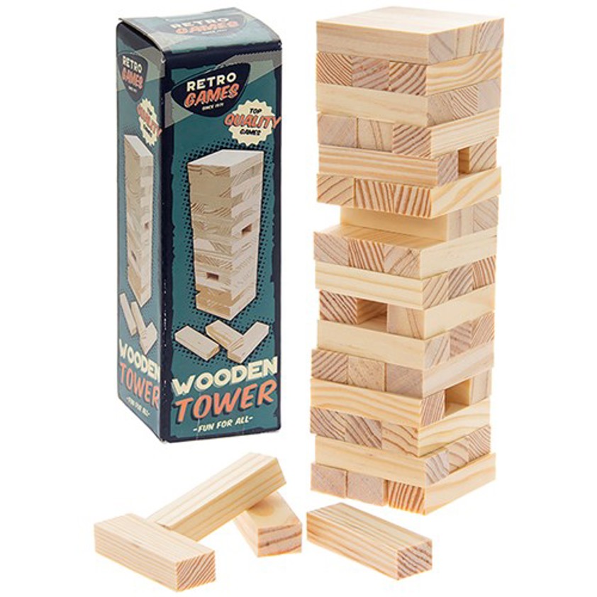 Retro Games Wooden Tower