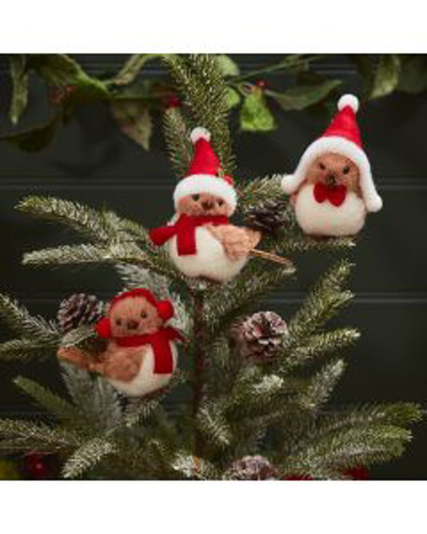 Christmas Robin Clip Decoration