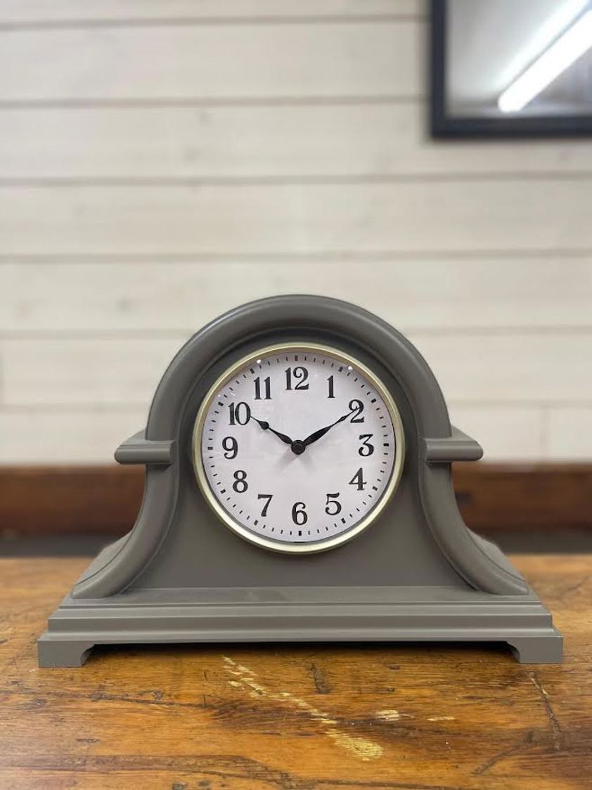 Mantle Clock, grey