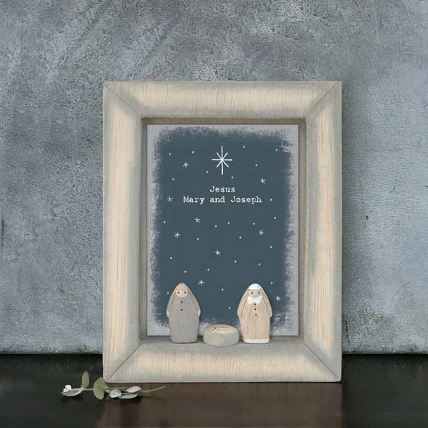 Box Frame - Jesus, Mary & Joseph