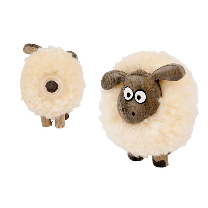 Pom Pom Sheep Magnet Crm