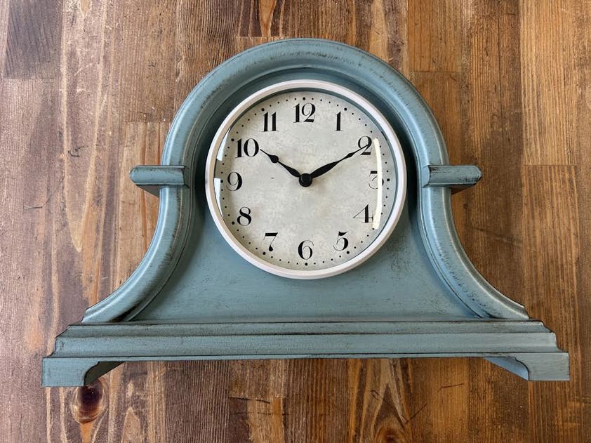 Mantle Clock, blue