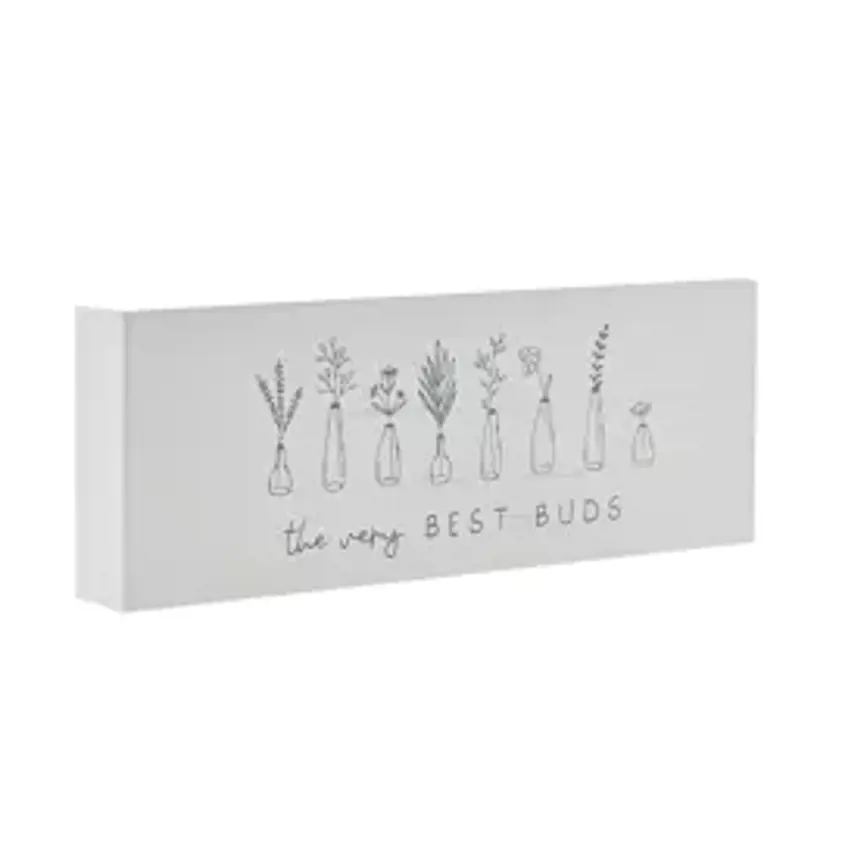 Moments Mini Mantel Plaque - Best Buds