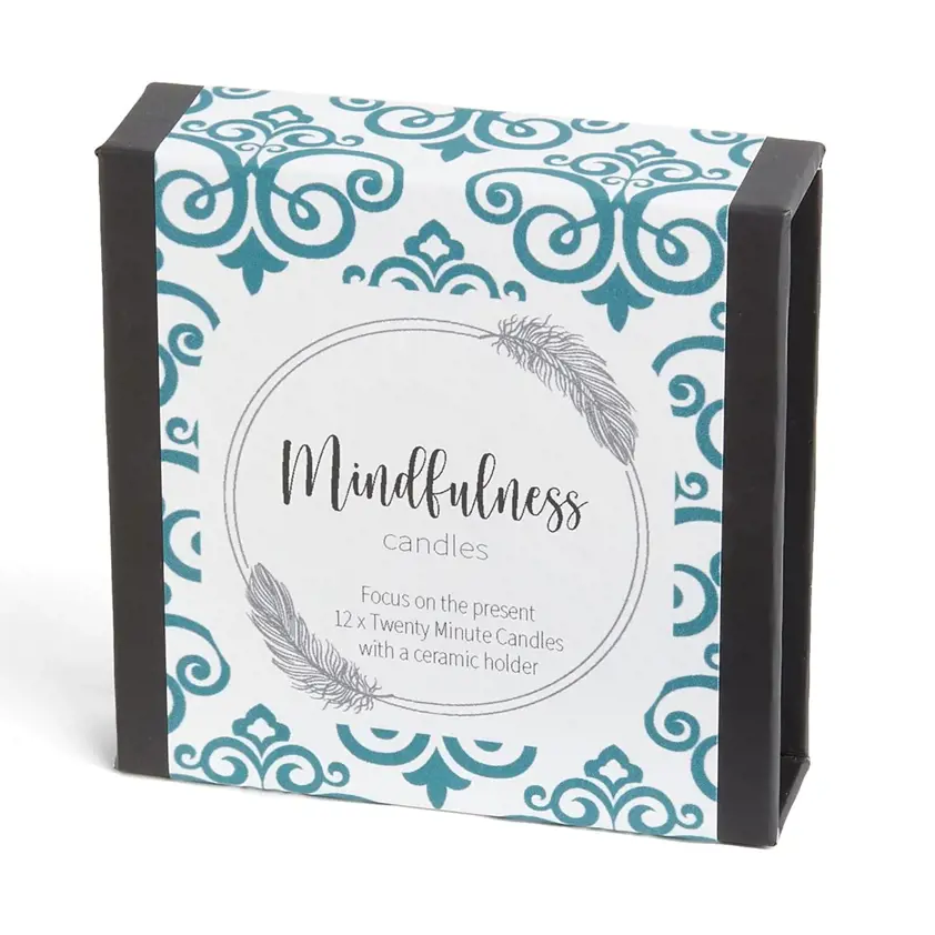 20 minute candles - Mind Body Soul - Mindfulness Candles (wrap)