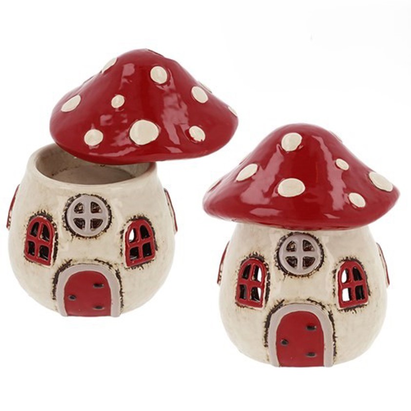 Village Pottery Toadstall House Warmer