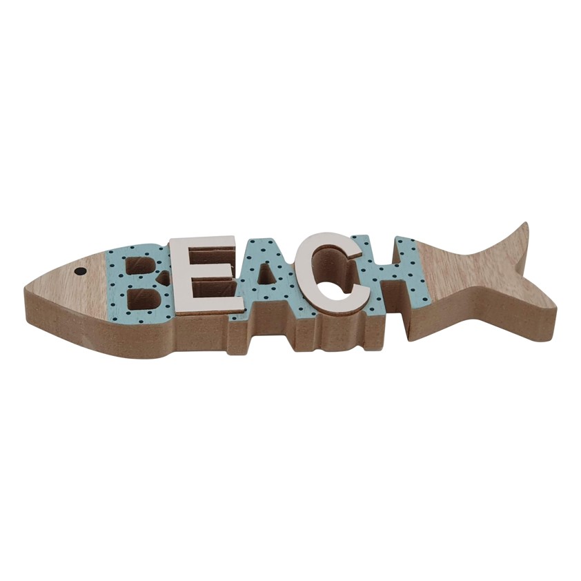 Beach Fish Sign
